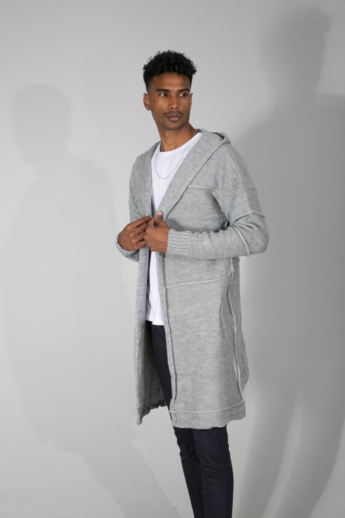 tricot homme gris T3828