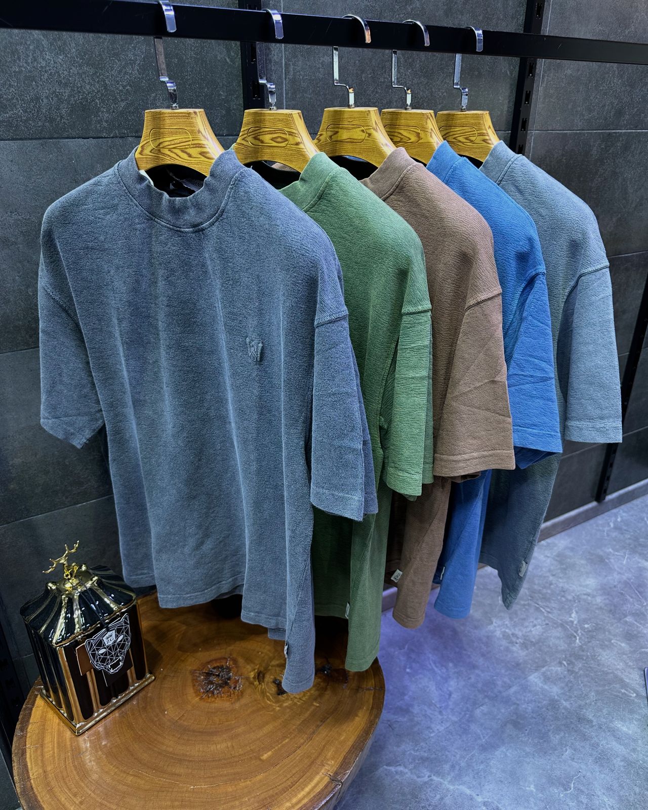 T-SHIRT OVERSIZE SAW GRIS 4803