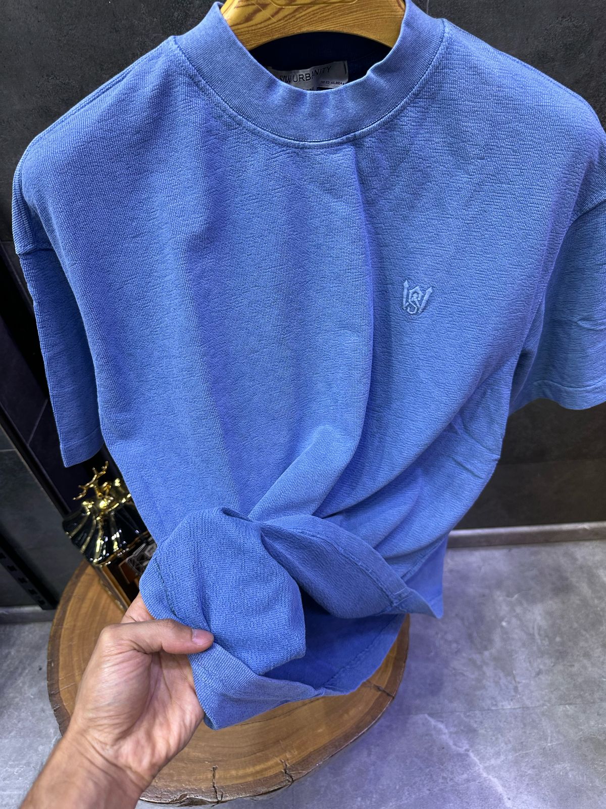 T-SHIRT OVERSIZE SAW BLUE 4803