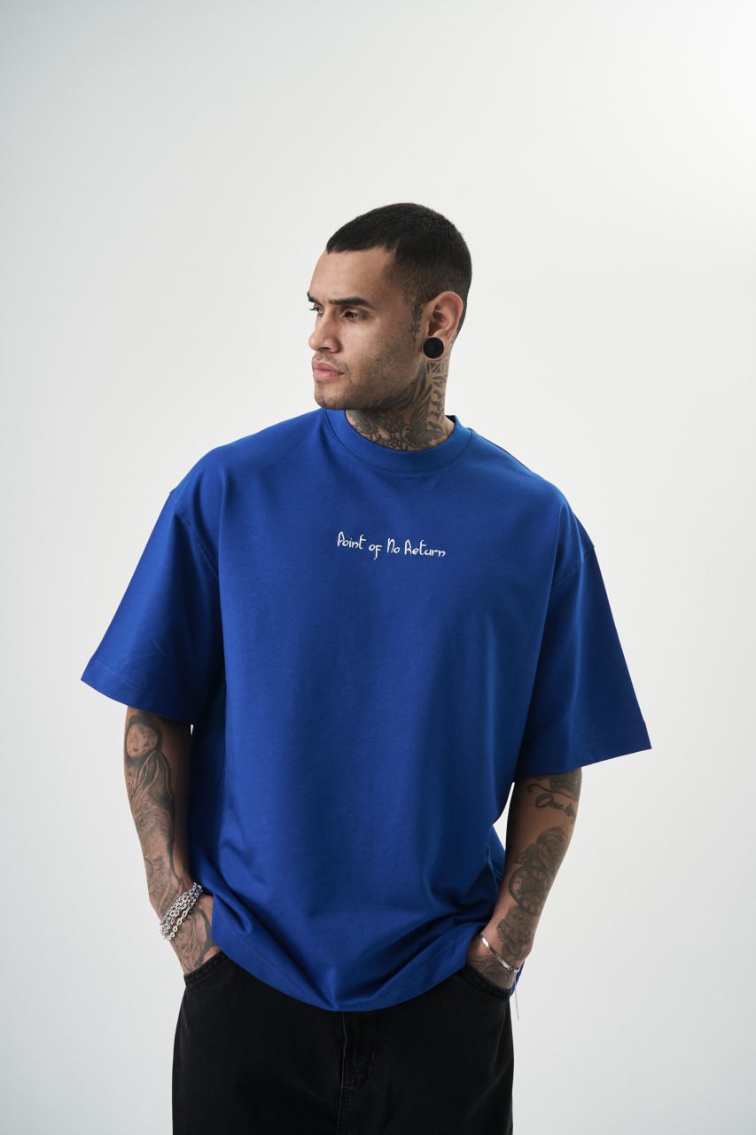 T SHIRT OVERSIZE RESPIRE BLUE 5110