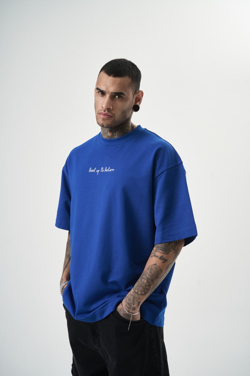T SHIRT OVERSIZE RESPIRE BLUE 5110