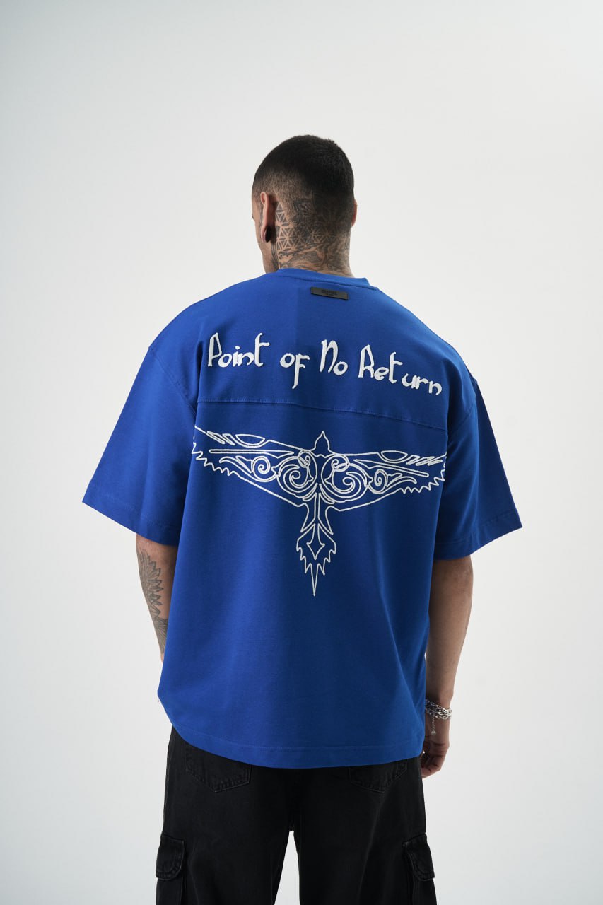 T SHIRT OVERSIZE RESPIRE BLUE 5110