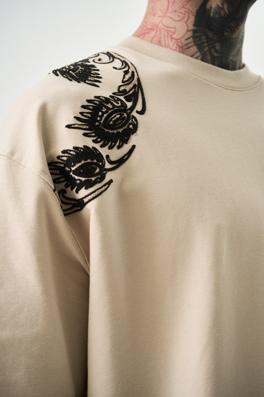 T SHIRT OVERSIZE RESPIRE BEIGE 5138