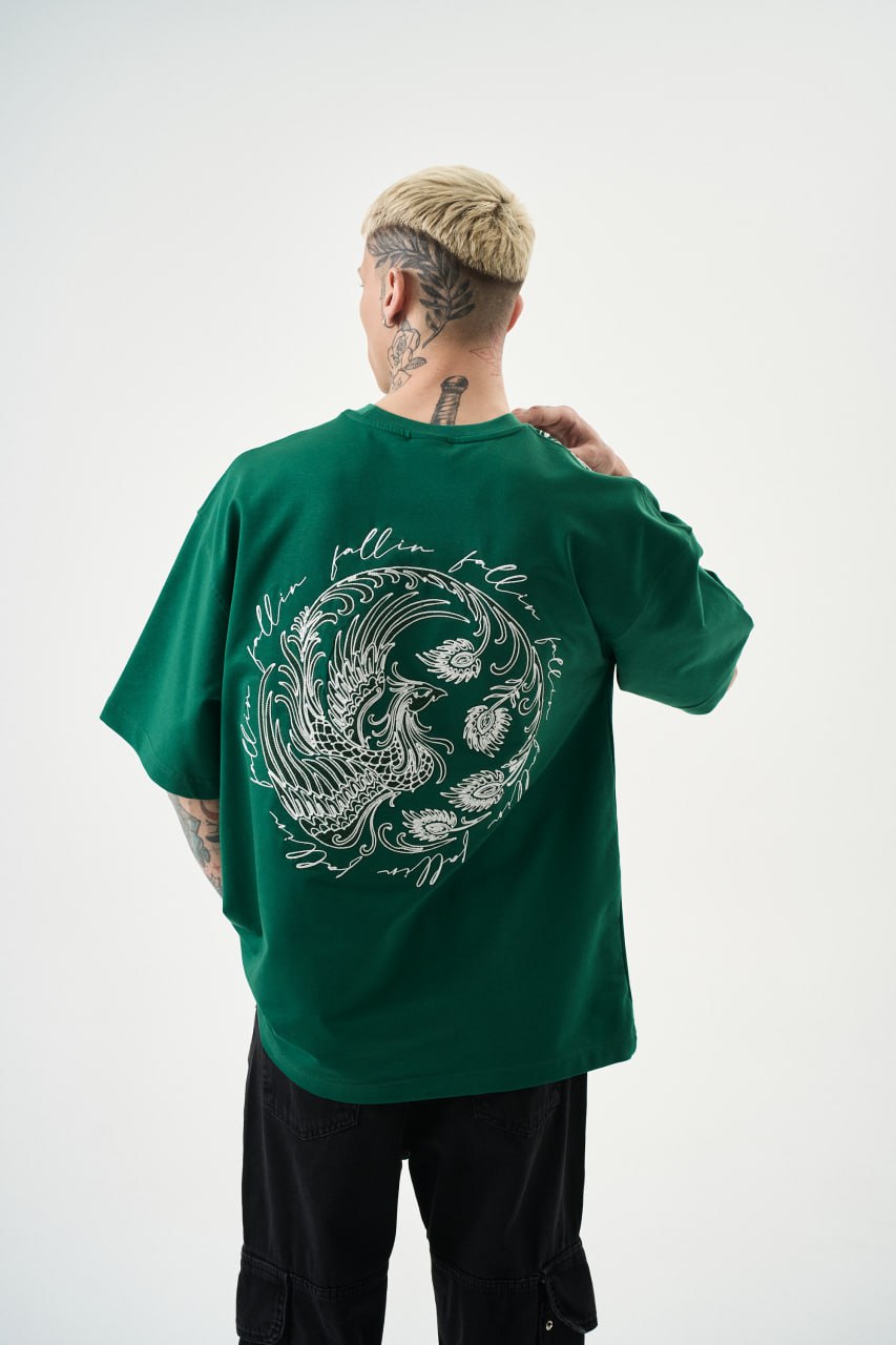 T SHIRT OVERSIZE RESPIRE GREEN 5138