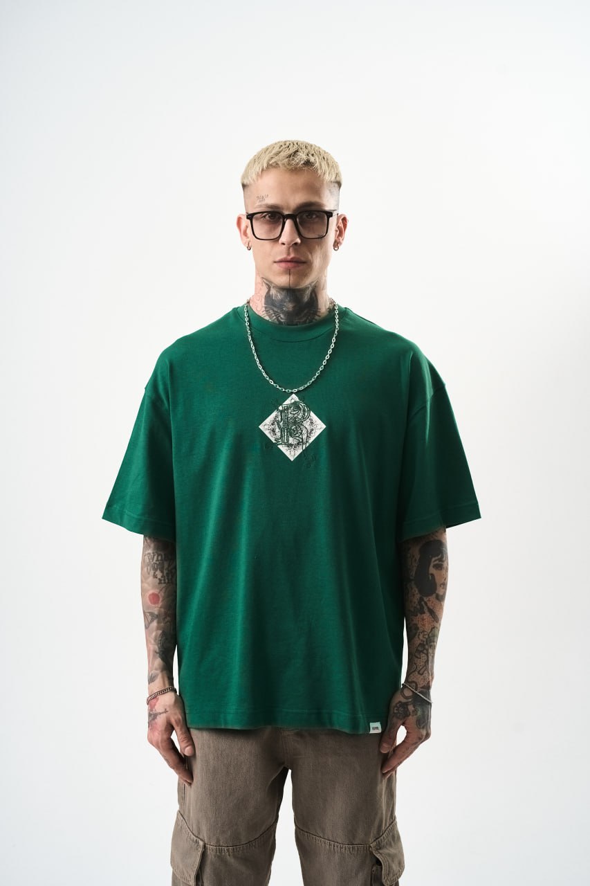 T-SHIRT OVERSIZE RESPIRT GREEN 4851