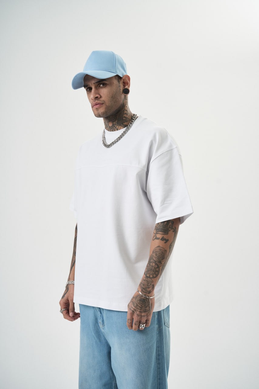 T-SHIRT OVERSIZE RESPIRT WHITE 5106
