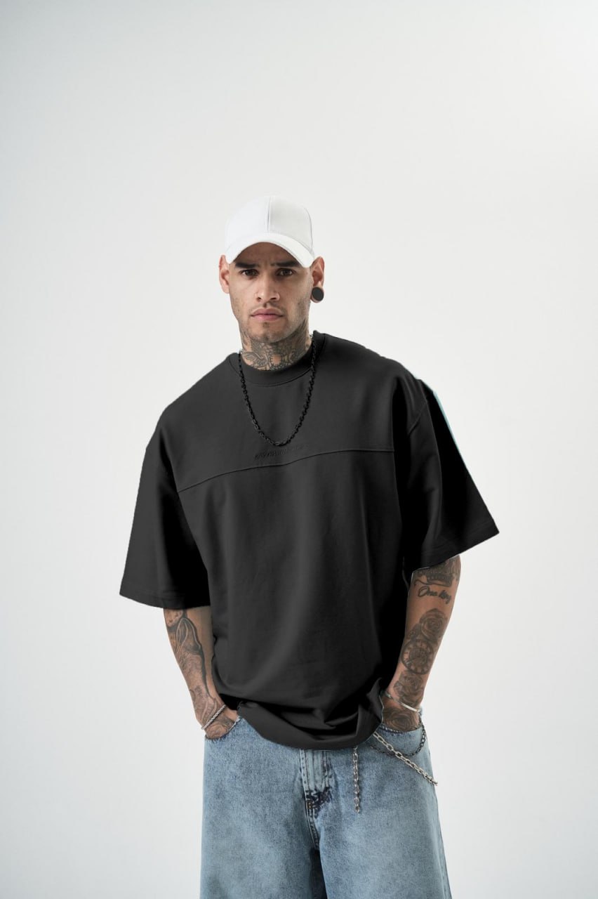 T-SHIRT OVERSIZE RESPIRT BLACK 5106