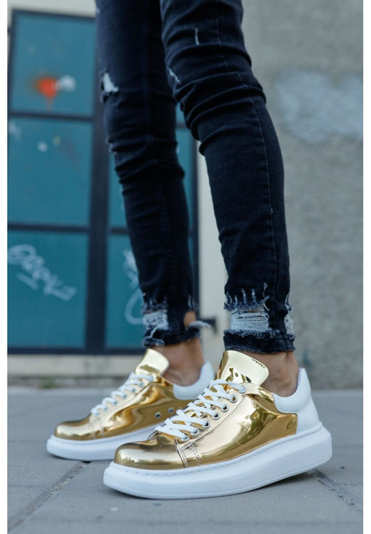 CHEKICH SNEAKERS GOLDE/WHITE CH259