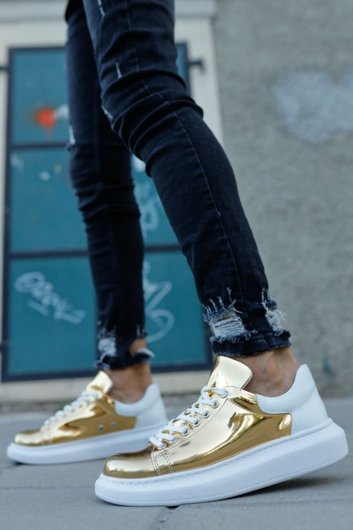 CHEKICH SNEAKERS GOLDE/WHITE CH259