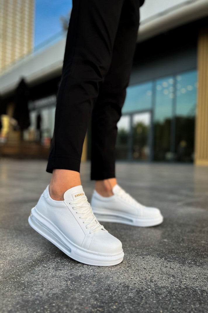 chekich white sneakers