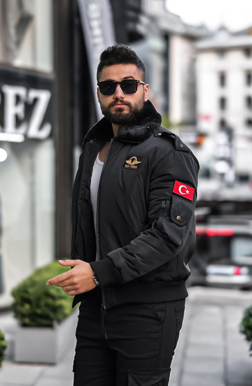 JACKET IGA BLACK 2000