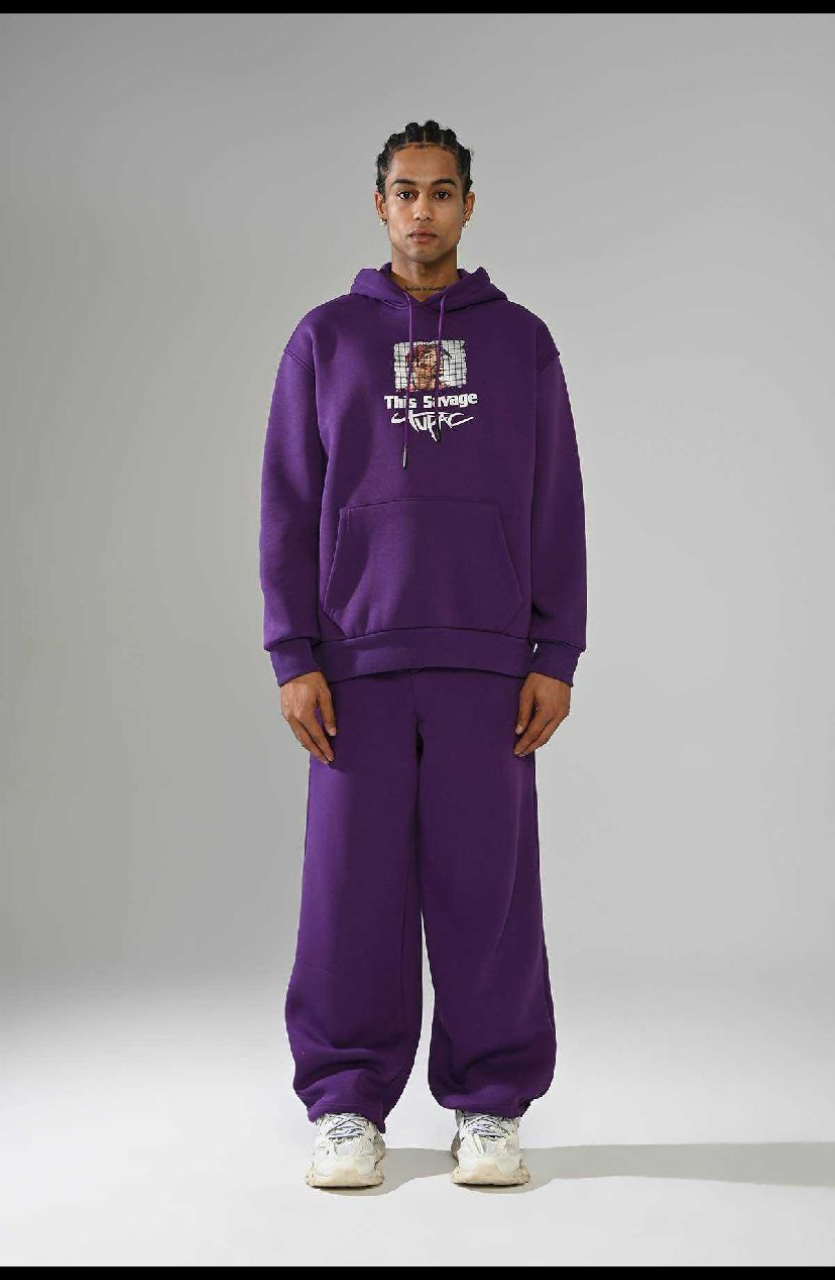 CAPUCH OVERSIZE VIOLET E62