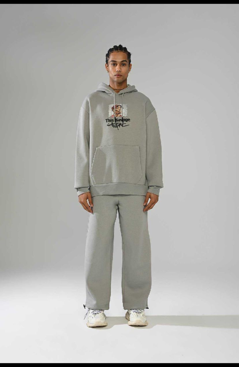 CAPUCH OVERSIZE GREY E62