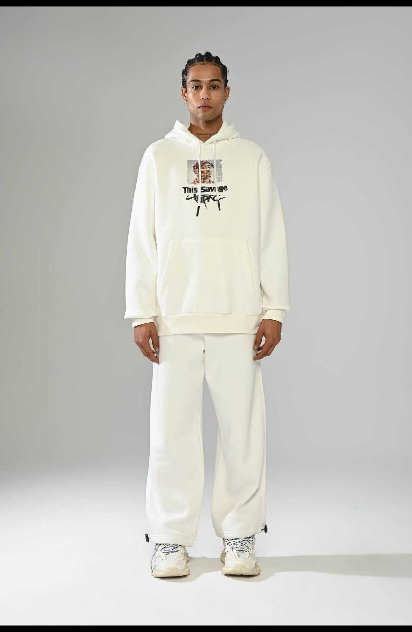 CAPUCH OVERSIZE WHITE E62