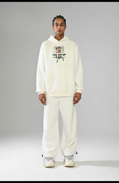 CAPUCH OVERSIZE WHITE E62