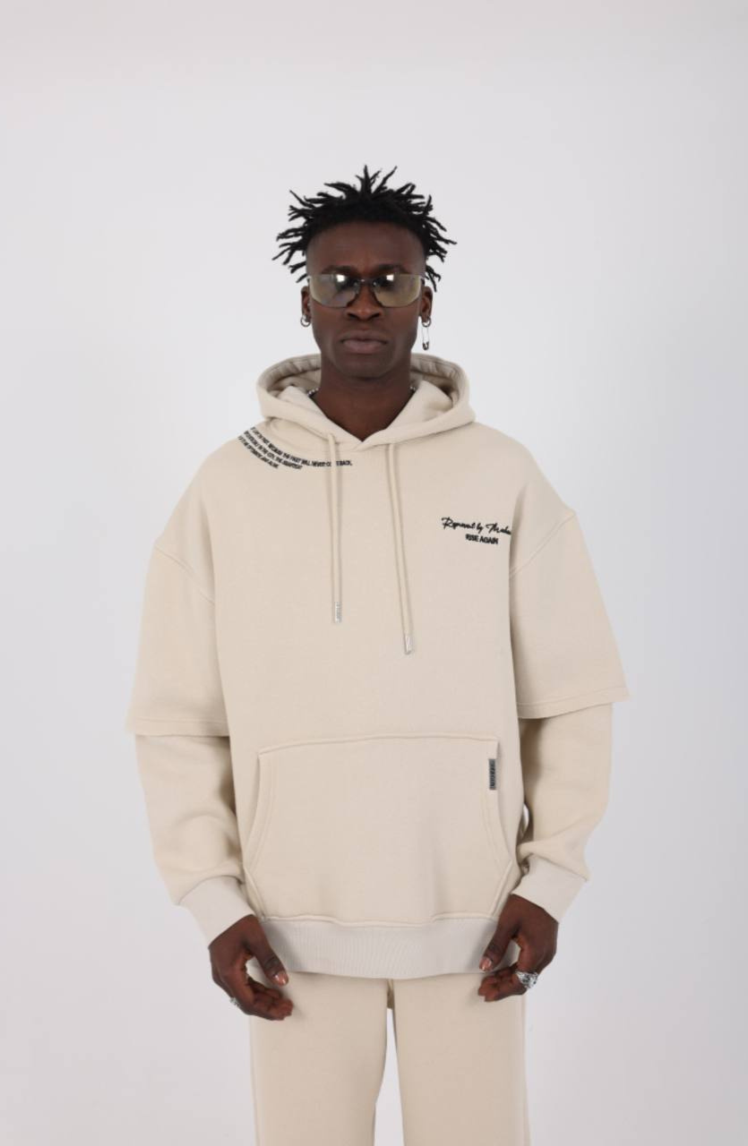 HOODIE MECANIC BEIGE MCH83