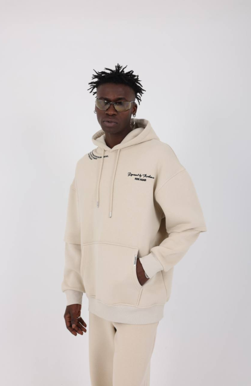 HOODIE MECANIC BEIGE MCH83