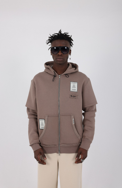HOODIE MECANIC BROWN MCH74