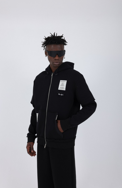 HOODIE MECANIC BLACK MCH74