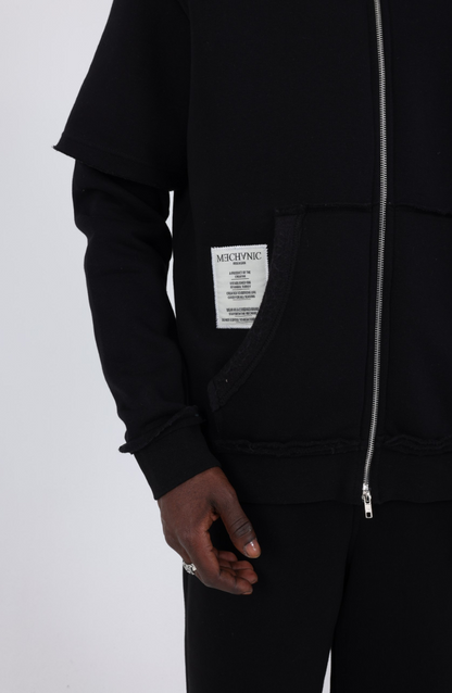HOODIE MECANIC BLACK MCH74