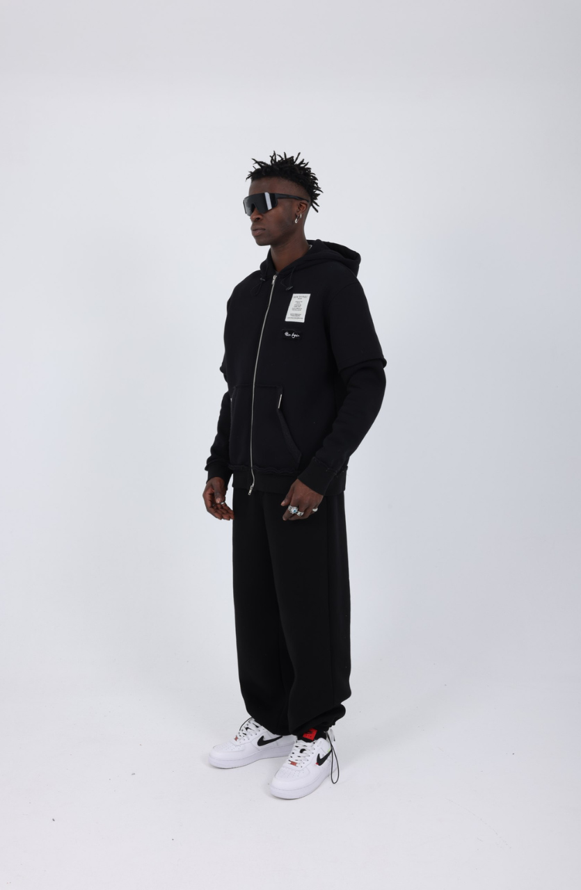 HOODIE MECANIC BLACK MCH74