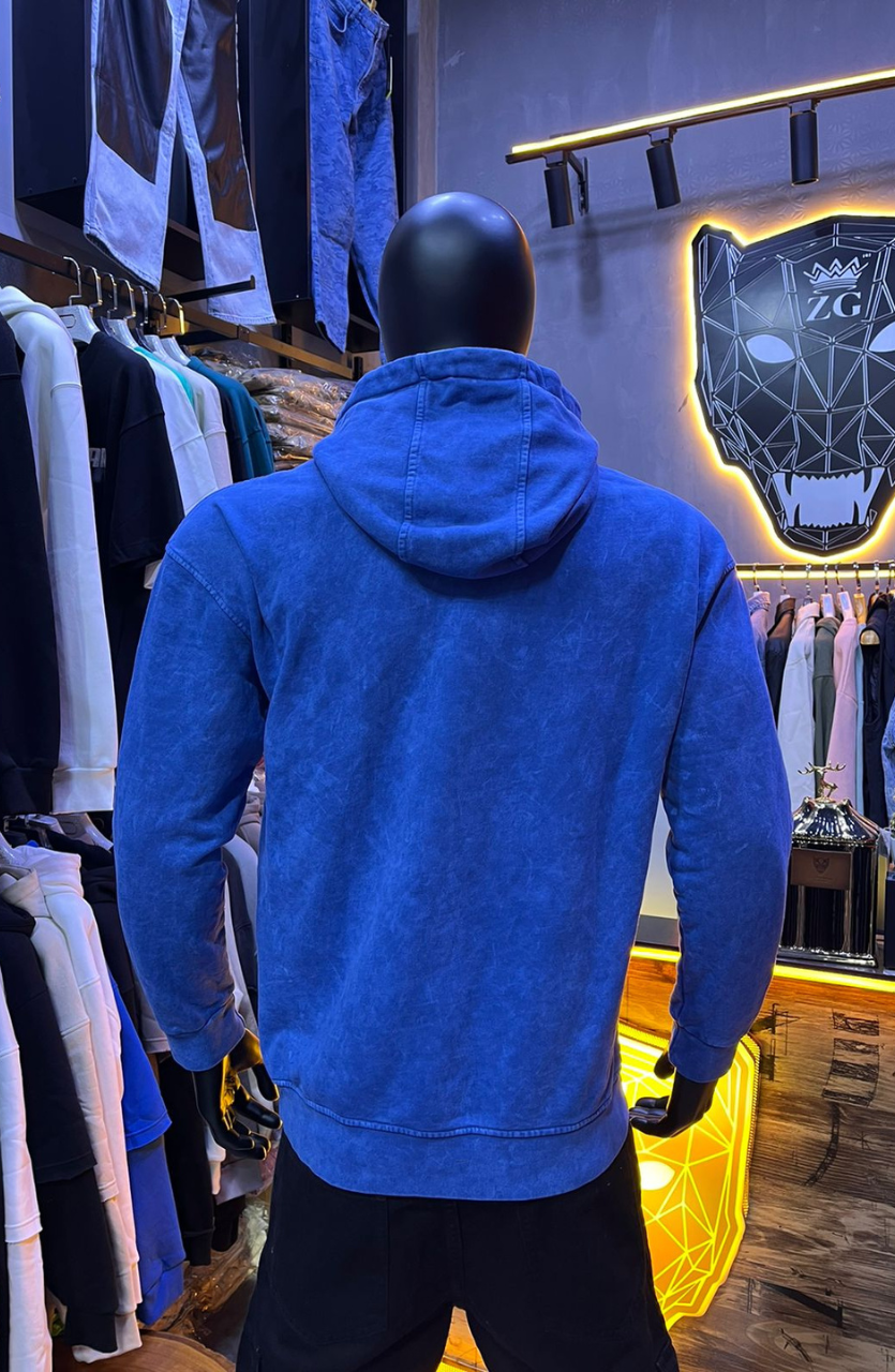 HOODIE MECANIC BLUE MCH056