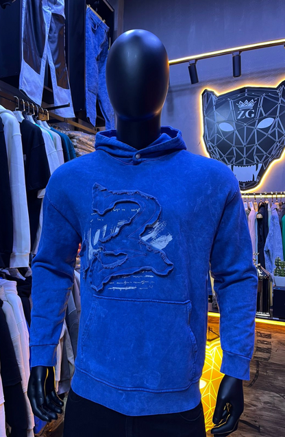 HOODIE MECANIC BLUE MCH056