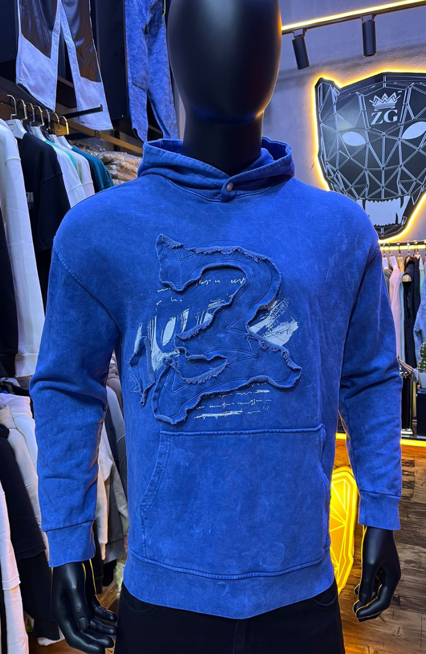 HOODIE MECANIC BLUE MCH056