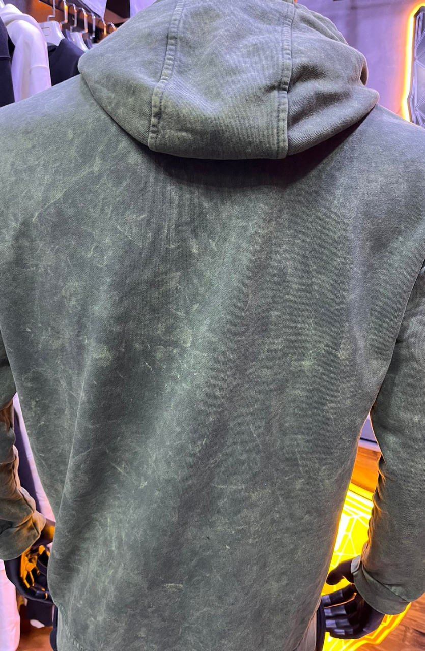 HOODIE MECANIC GREEN MCH056