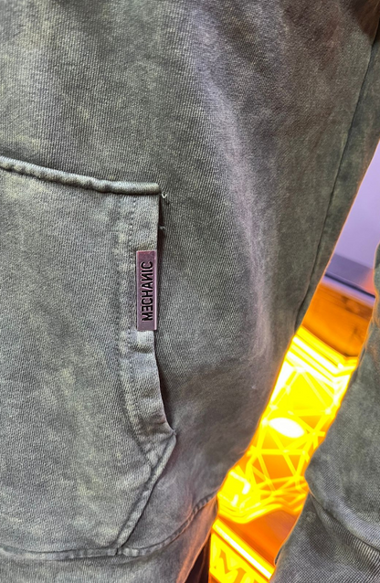 HOODIE MECANIC GREEN MCH056