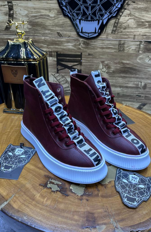 BOOTS WAGOON DARK RED