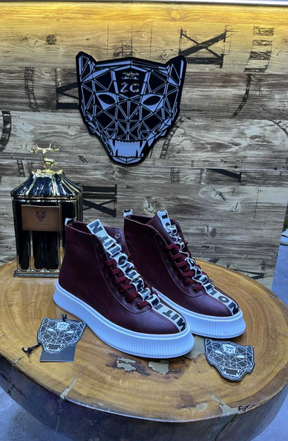 BOOTS WAGOON DARK RED