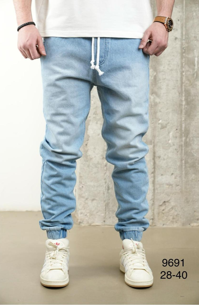 JEANS JOGING BLUE B9691