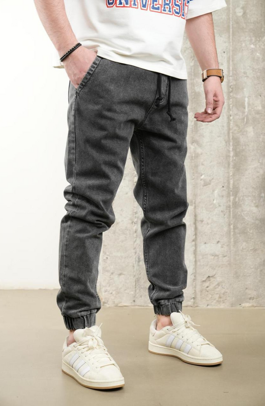 JEANS JOGING GREY B9798