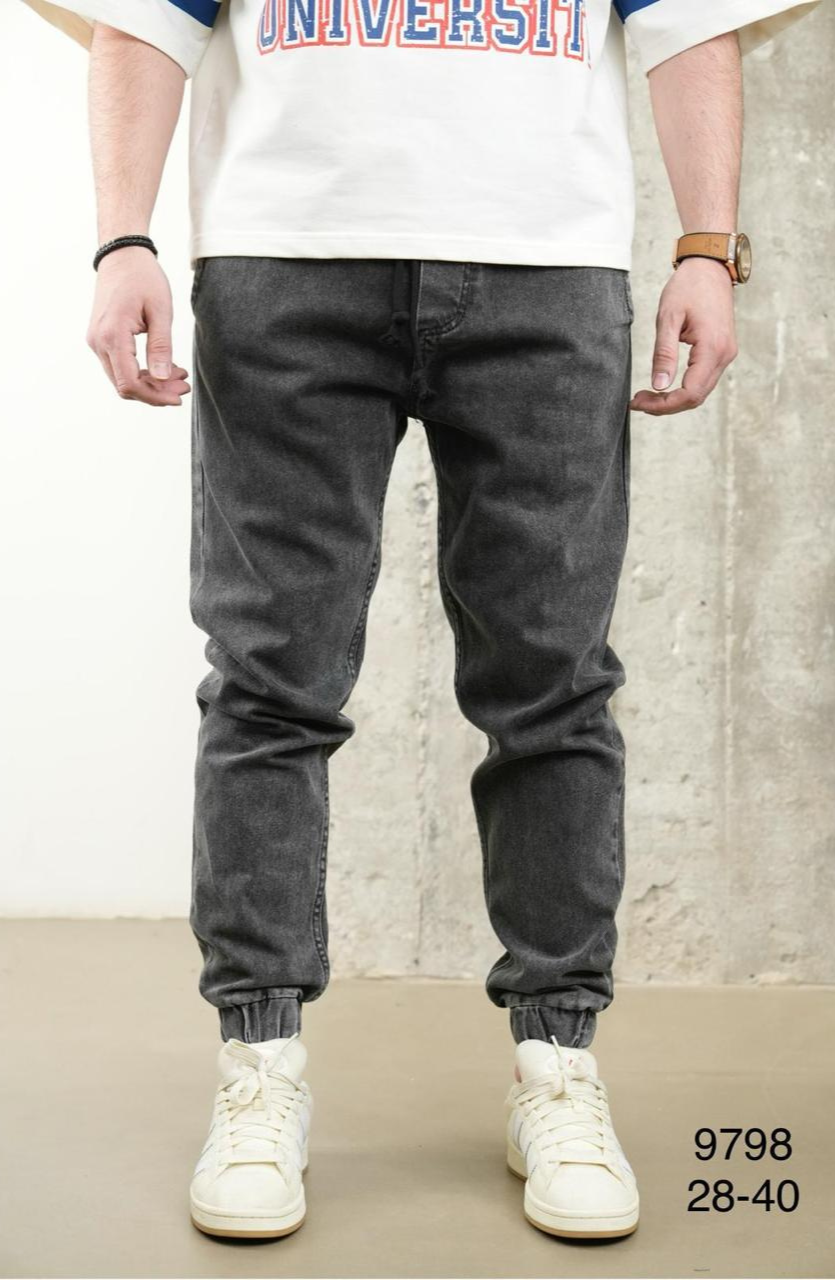 JEANS JOGING GREY B9798