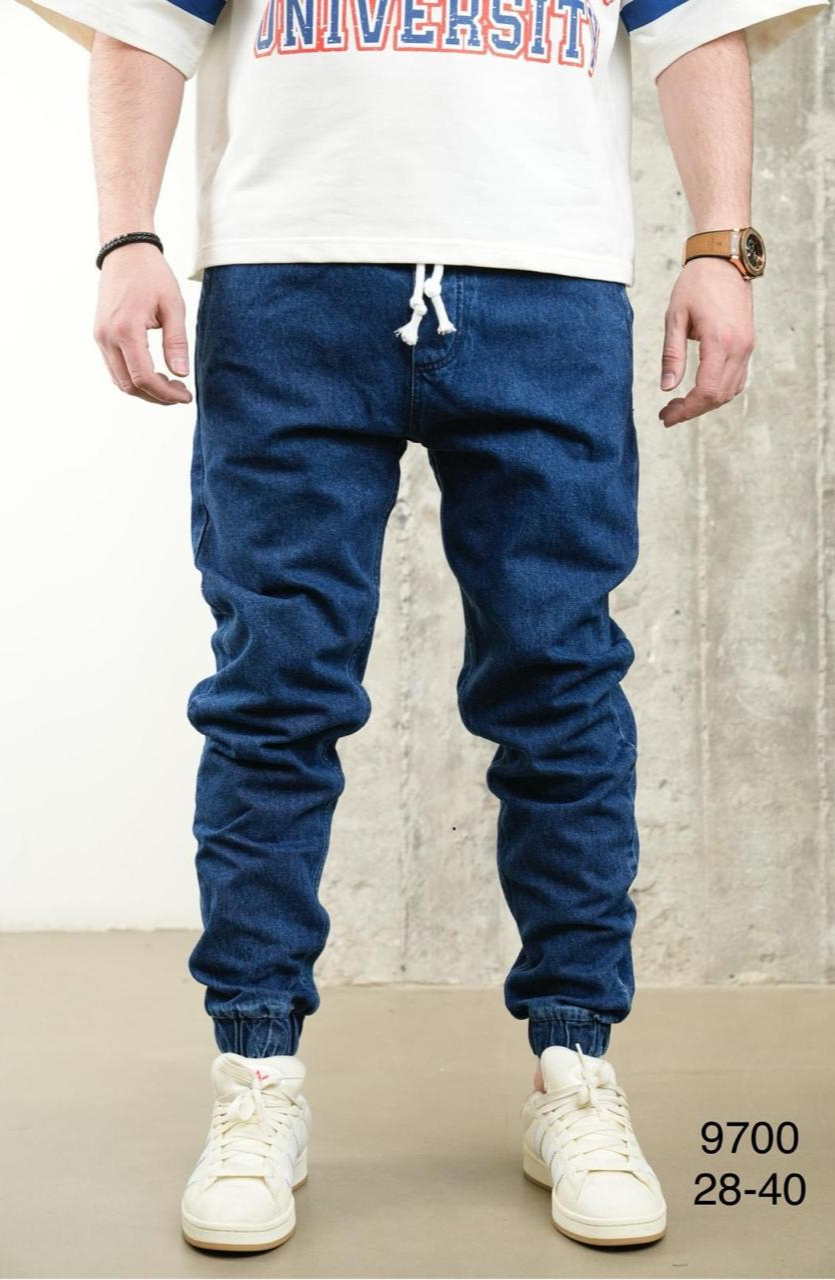 JEANS JOGING BLUE B9700