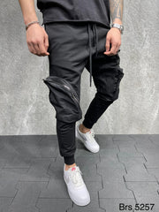 JOGGING CARGO BLACK P5257