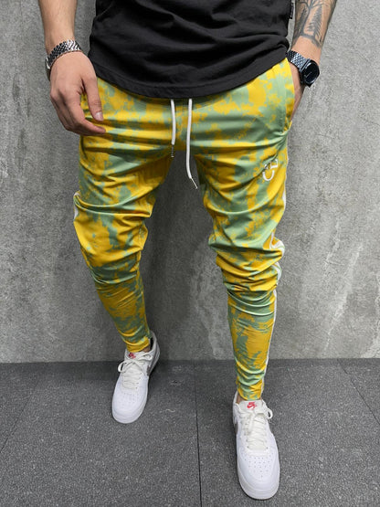 JOGGING SLIM GREEN YELLOW P2018