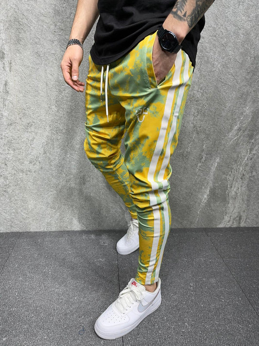 JOGGING SLIM GREEN YELLOW P2018