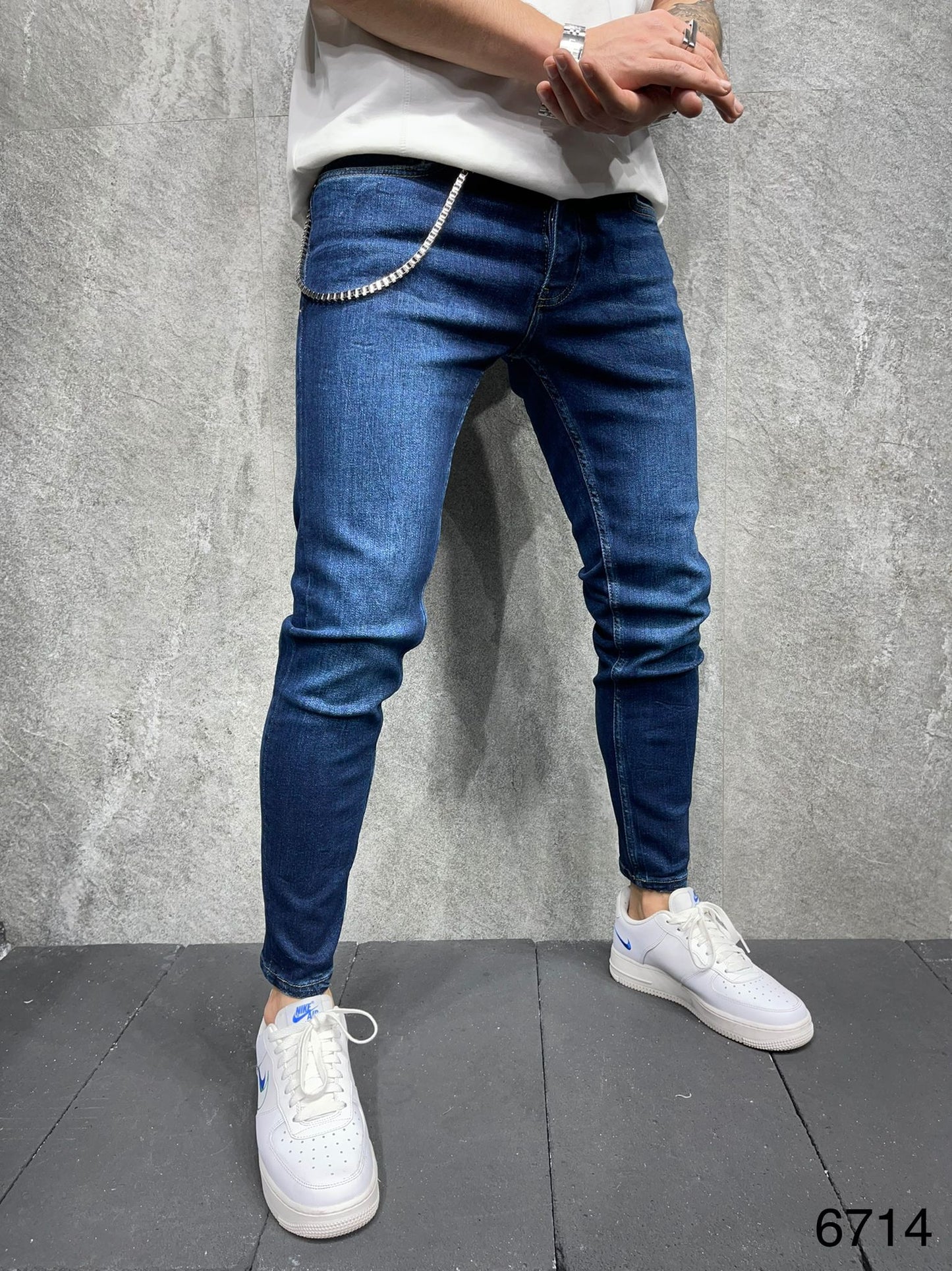JEANS SIMPLE BLUE 6714-1