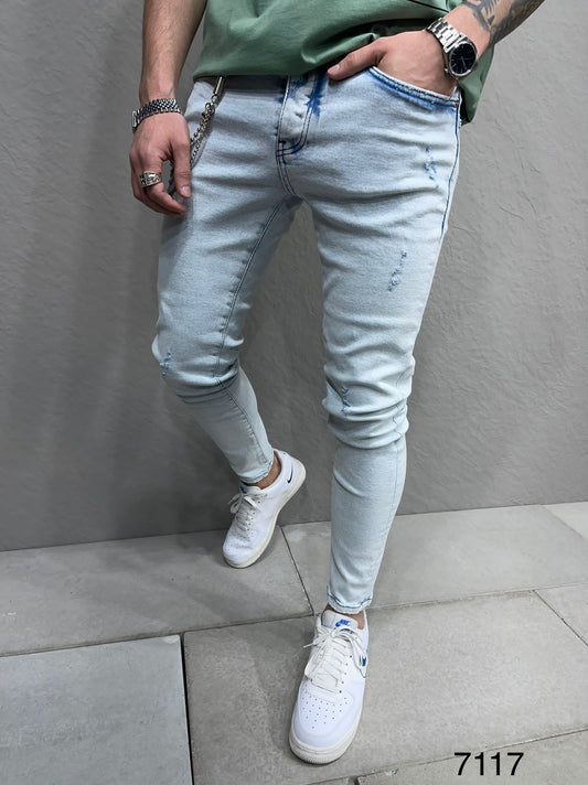 JEANS BLUE SLIM B7117