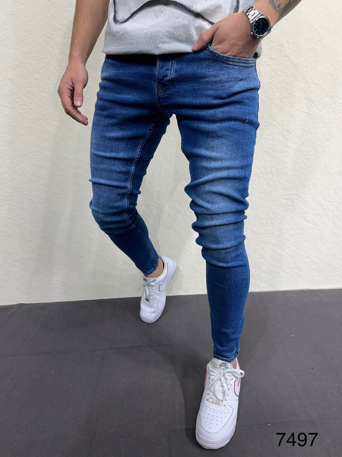 JEANS SLIM SIMPLE B7497