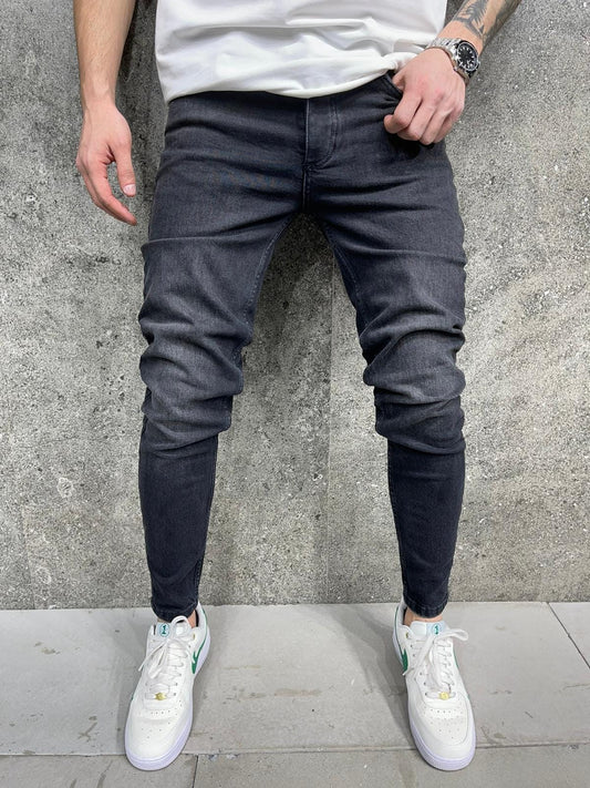 JEANS GRIS NOIRE AT8277