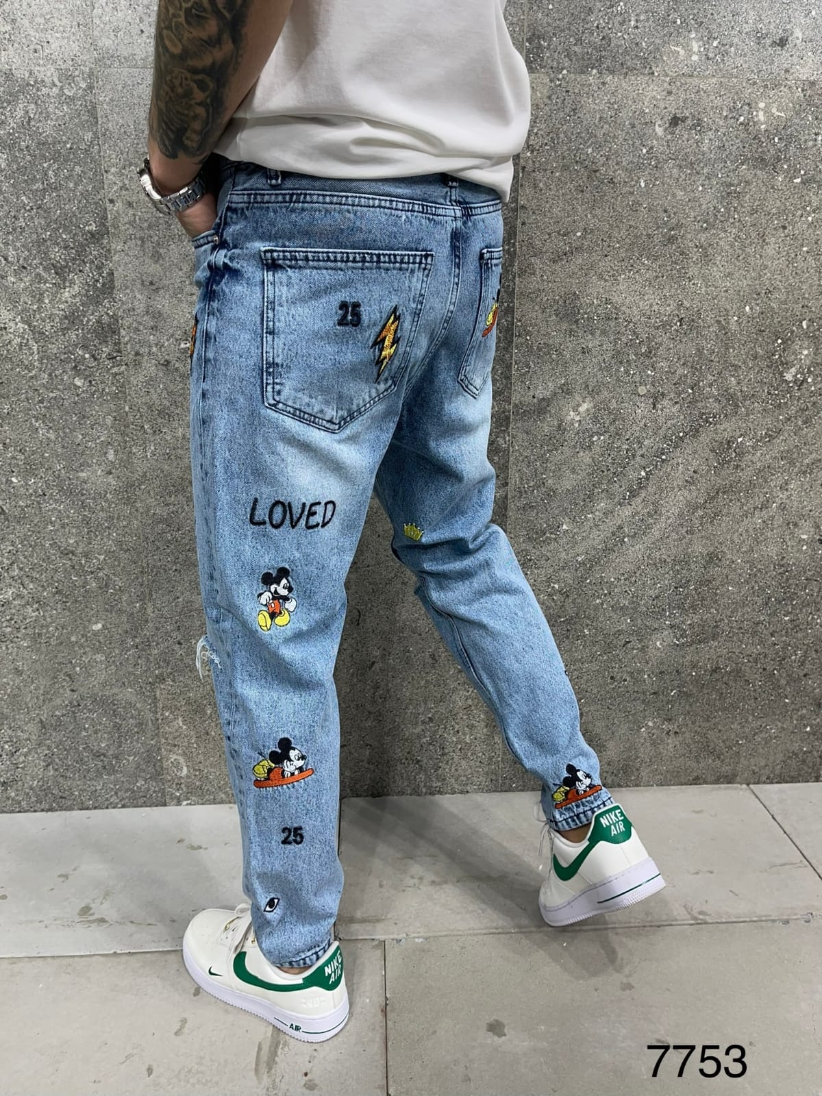 JEANS BLUE BOYFREND B7753