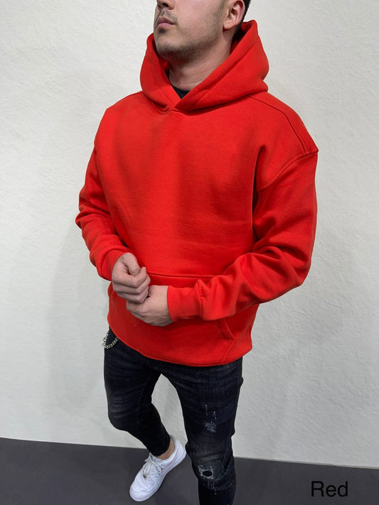 CAPUCH OVER SIZE RED 62081