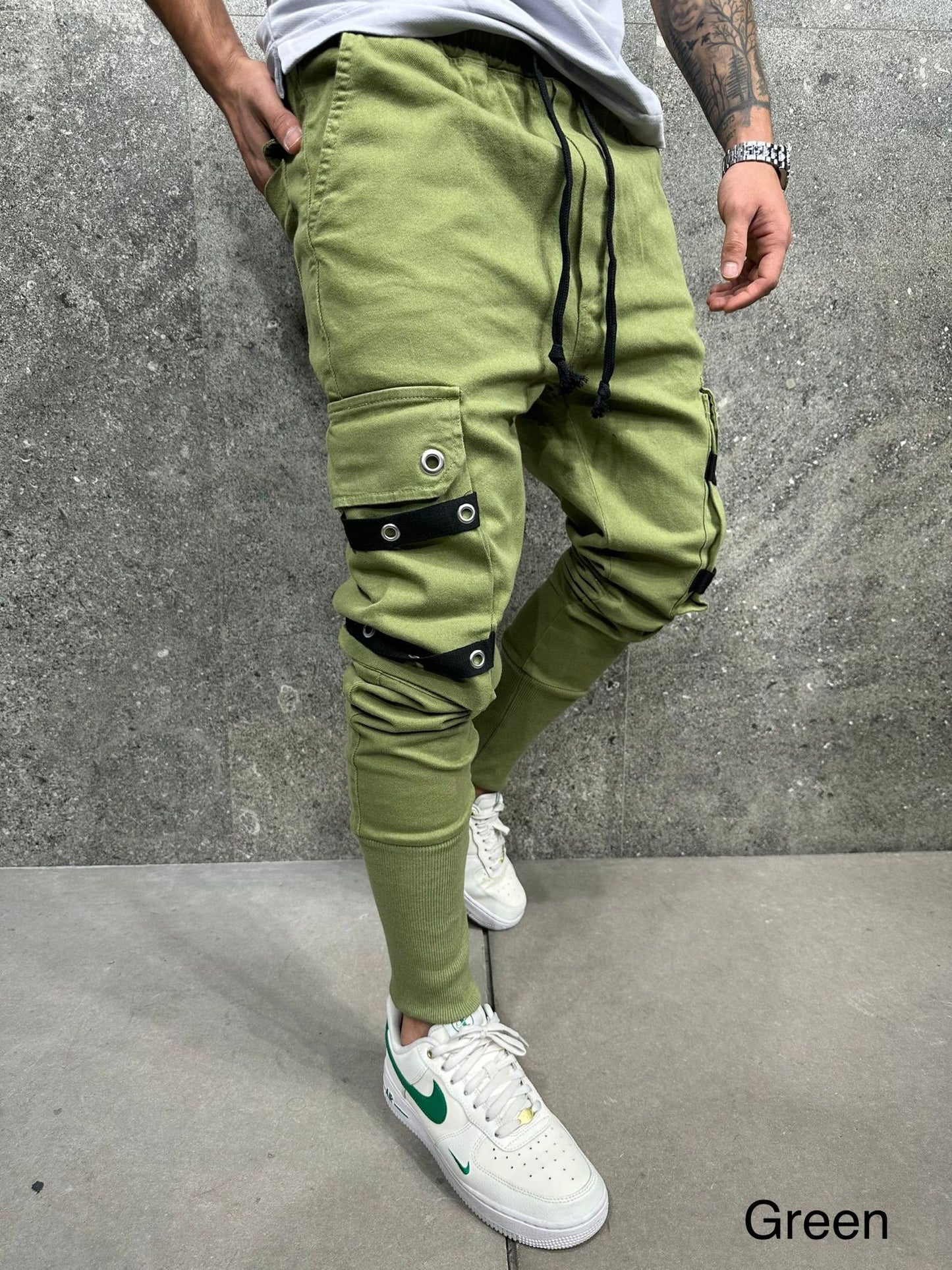 JEANS CARGO GREEN ES3059