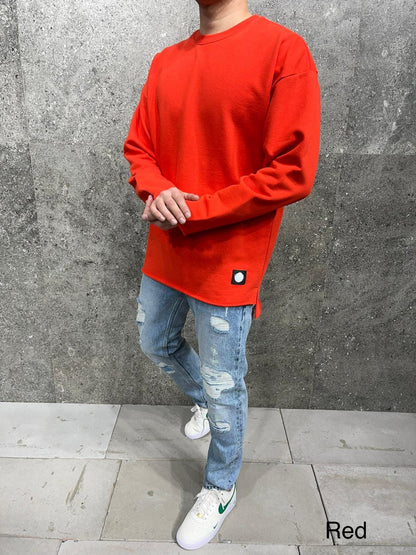 SWEAT OVER SIZE RED 6280