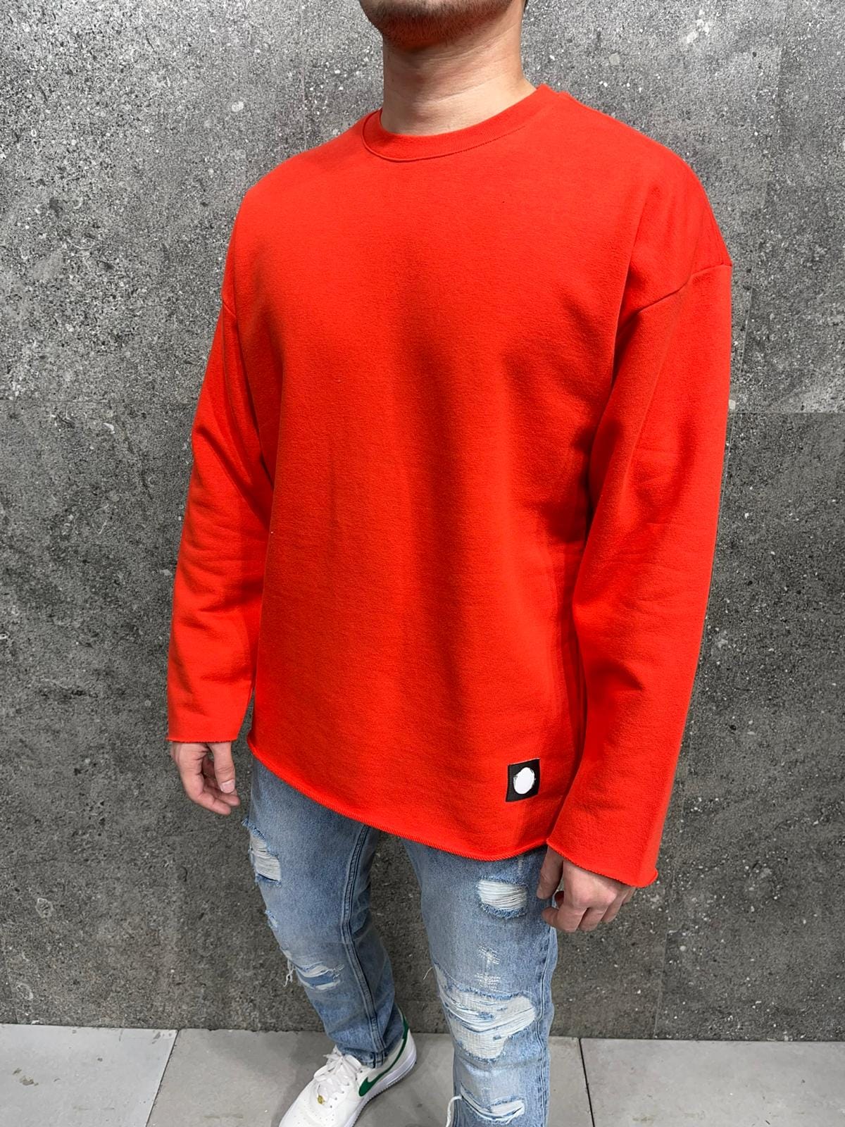 SWEAT OVER SIZE RED 6280