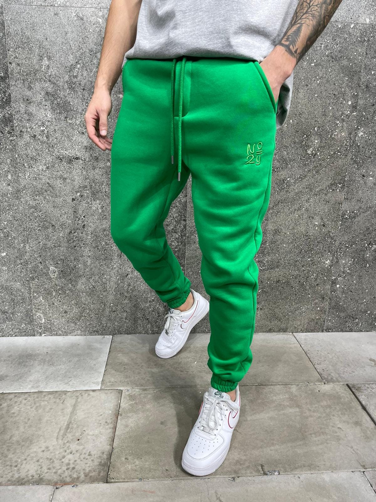 pantalon jogging light green ES3033