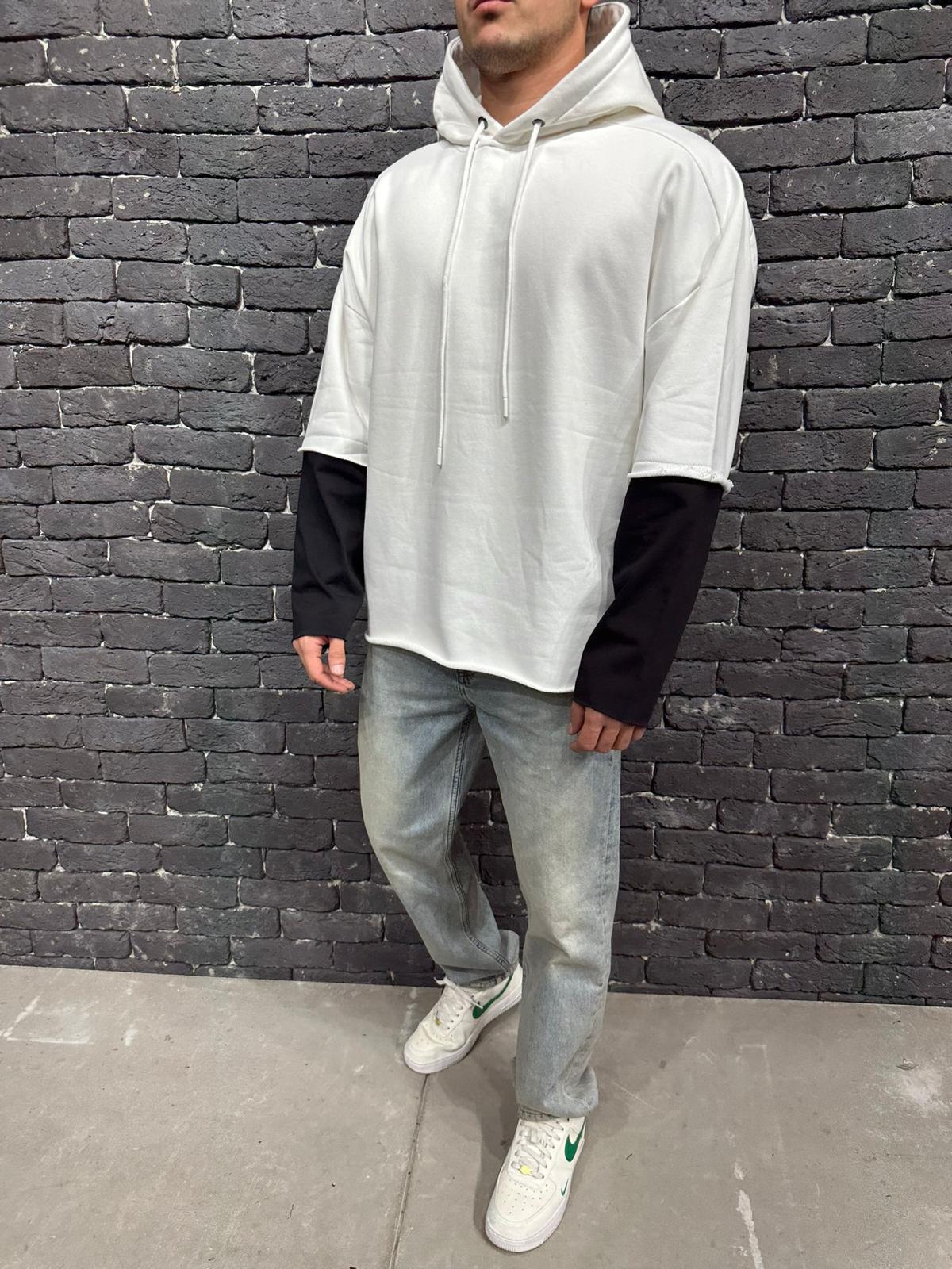 CAPUCH OVER SIZE WHITE 6342
